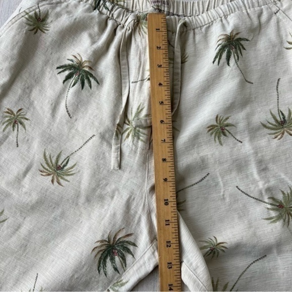 Laua Silk Pants Size Large Tropical Vacation Palm Prints‎ - Picture 12 of 16